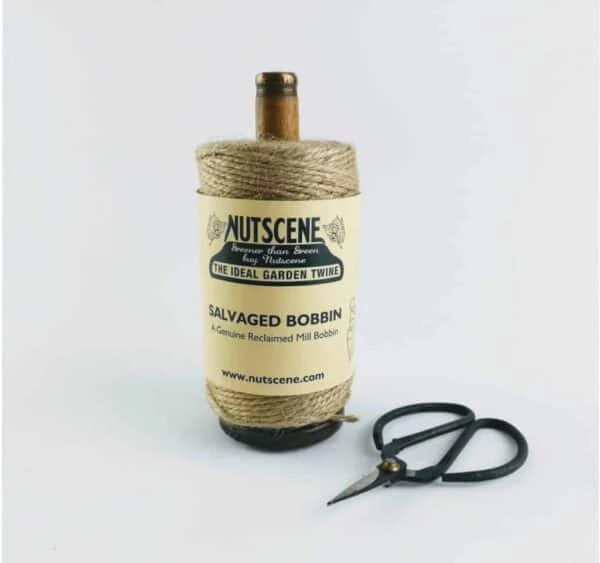 Natural Recycled Mill Bobbin With Twine And Scissors 4 Natural Recycled Mill Bobbin With Twine And Scissors - Image 2