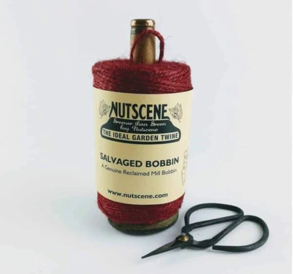 Red Recycled Mill Bobbin With Twine And Scissors 4 Red Recycled Mill Bobbin With Twine And Scissors - Image 2