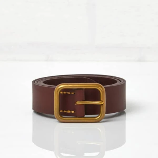 Russet Brown Brass Pavilion Belt 3 Russet Brown Brass Pavilion Belt