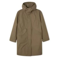 Ladies Oversized Khaki Parka