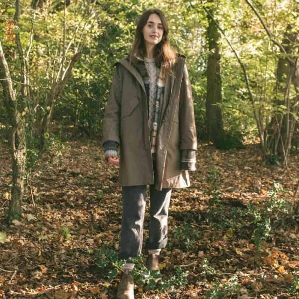 Ladies Oversized Khaki Parka 4 Ladies Oversized Khaki Parka - Image 2