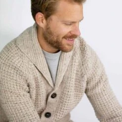 Men’s Waffle Shawl Cardigan Skiddaw -Home And Daily Necessities Store peregrine skiddaw shawl 1000x1000 lifestyle 3 600x600 1