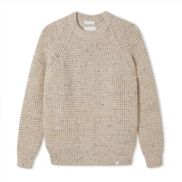 Men’s Waffle Crew Neck Jumper – Skiddaw 3 Men’s Waffle Crew Neck Jumper – Skiddaw