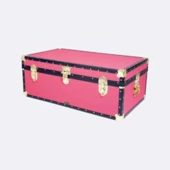 Pink Steamer Trunk