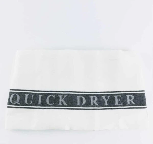 Quick Dryer Grey Tea Towel 4 Quick Dryer Grey Tea Towel - Image 2