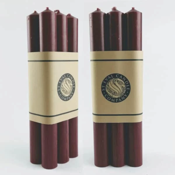 Two Packs Red Dinner Candles 3 Two Packs Red Dinner Candles