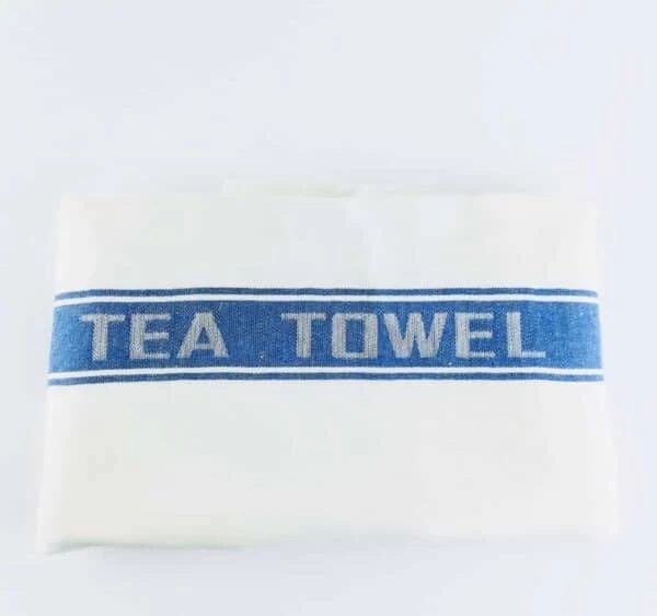 Royal Blue Striped Tea Towel 4 Royal Blue Striped Tea Towel - Image 2