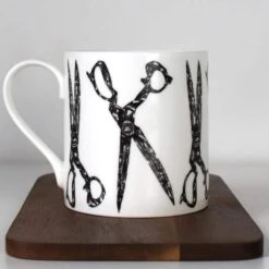 Set Of Five Illustrated Cups -Home And Daily Necessities Store ruth emma fox illustration cup © all rights reserved 600x600 1