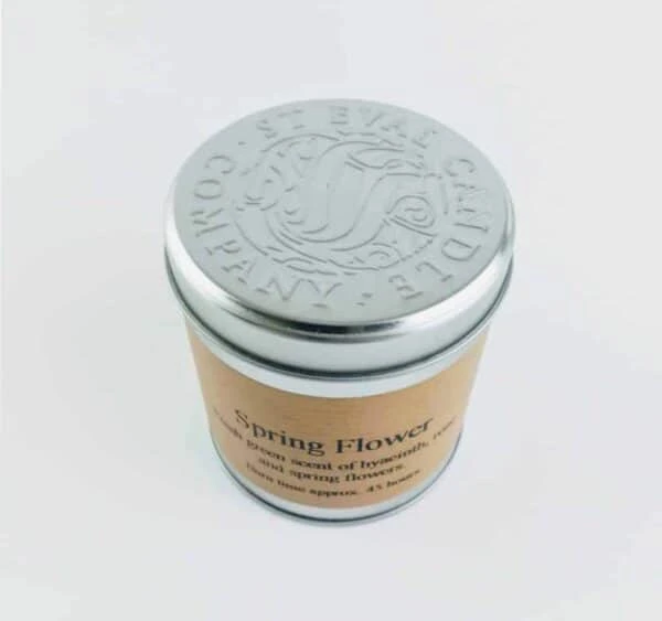 Spring Flower Tin Candle 4 Spring Flower Tin Candle - Image 2