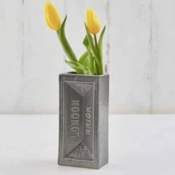 Grey London Brick Vase 7 Grey London Brick Vase -Home And Daily Necessities Store stolen form grey london brick vase 4 600x600 1