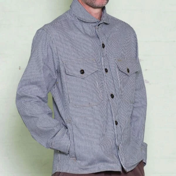 Ticking Stripe Maritime Overshirt 3 Ticking Stripe Maritime Overshirt