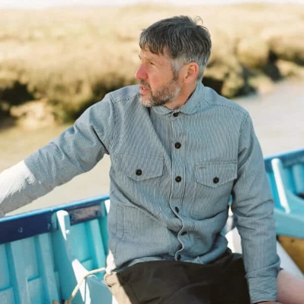 Ticking Stripe Maritime Overshirt 4 Ticking Stripe Maritime Overshirt - Image 2