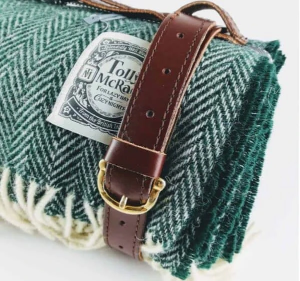 Botanical Green Blanket 4 Botanical Green Blanket - Image 2