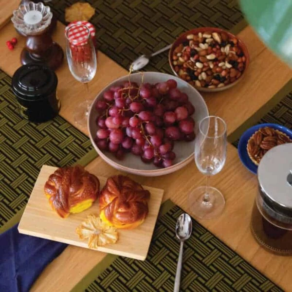 Light Moss Basket Placemat 4 Light Moss Basket Placemat - Image 2