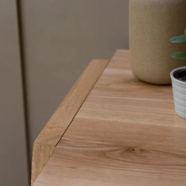 Yackt Three Drawer Desk In Oak 6 Yackt Three Drawer Desk In Oak - Image 4