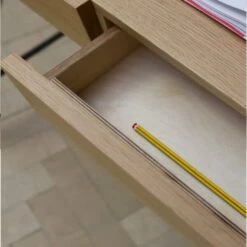 Yackt Three Drawer Desk In Oak 8 Yackt Three Drawer Desk In Oak -Home And Daily Necessities Store yakt 3 drawer oak desk 800x800 open draw 600x600 1