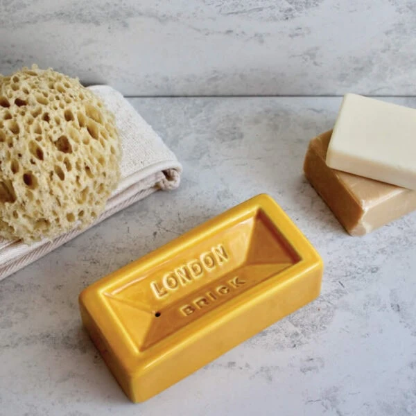 Yellow London Brick Dish 3 Yellow London Brick Dish